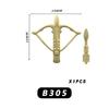 10Pcs Ancient Chinese Weapon Figurine Building Block Accessories Puzzle Assembly Children'S Toys