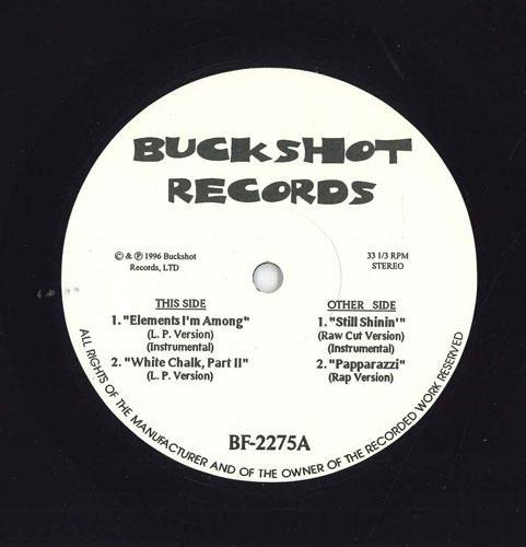 

12inch Record VARIOUS Untitled BF2275 BUCKSHOT 1996 Rap HipHopRB Used
