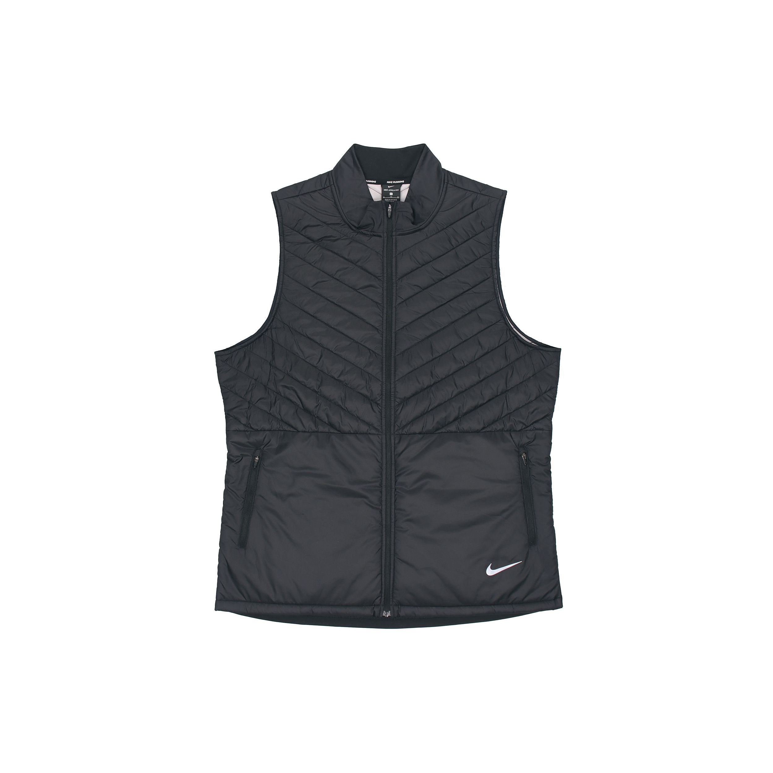 Nike Aerolayer Thermal Repel Full-Zip Black Running Vest Men s CJ5478-010 XXL
