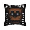 Fnaf Horror Rock Music Pillowcase Polyester Cushion Cover Gift Pillow Case Cover Home Dropshipping 45X45Cm