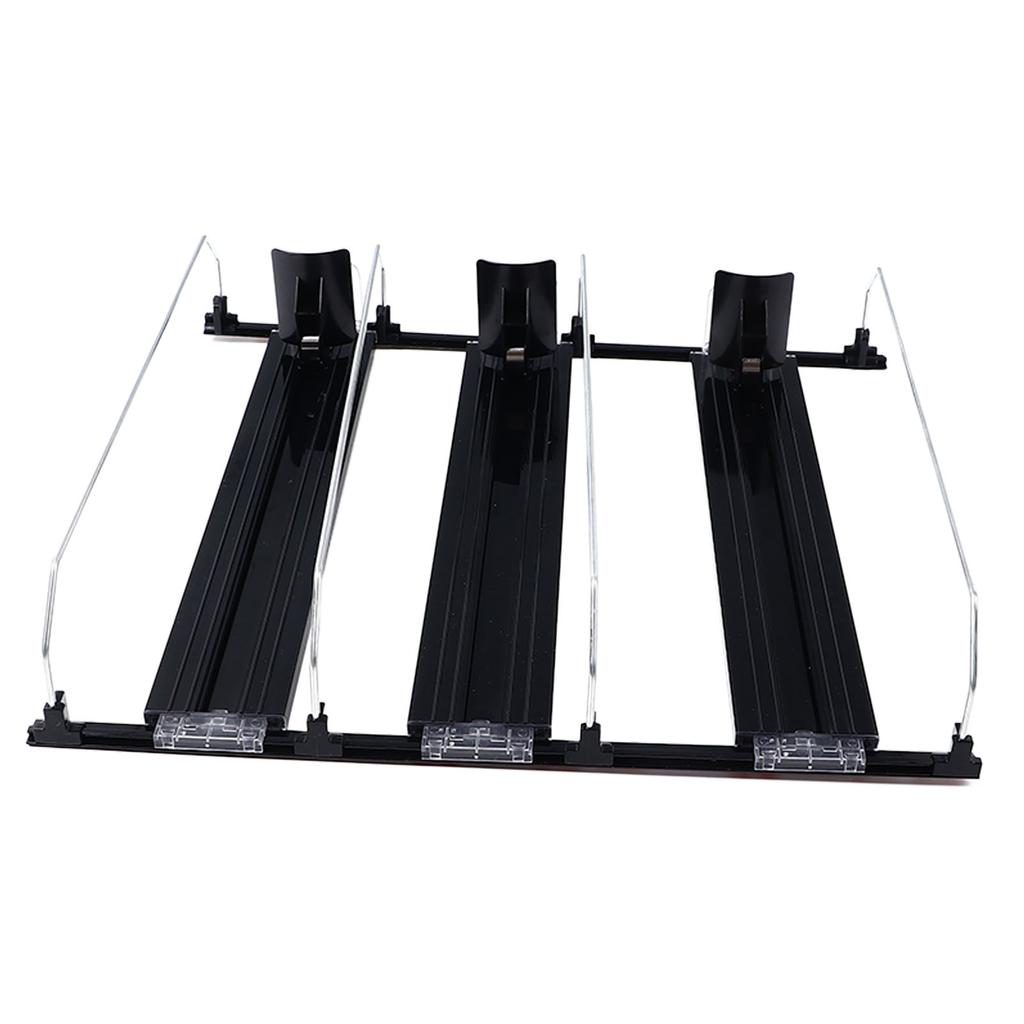 38cm Drink Organizer for Fridge Automatic Pusher Glide 12oz 16oz 20oz Soda Dispenser for Fridge Width Adjustable E