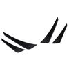 4Pcs Front Bumper Side Air Vent Trim Improved Aerodynamics Glossy Black Mudguard Side Wing Vent Trim for 1 Series F20
