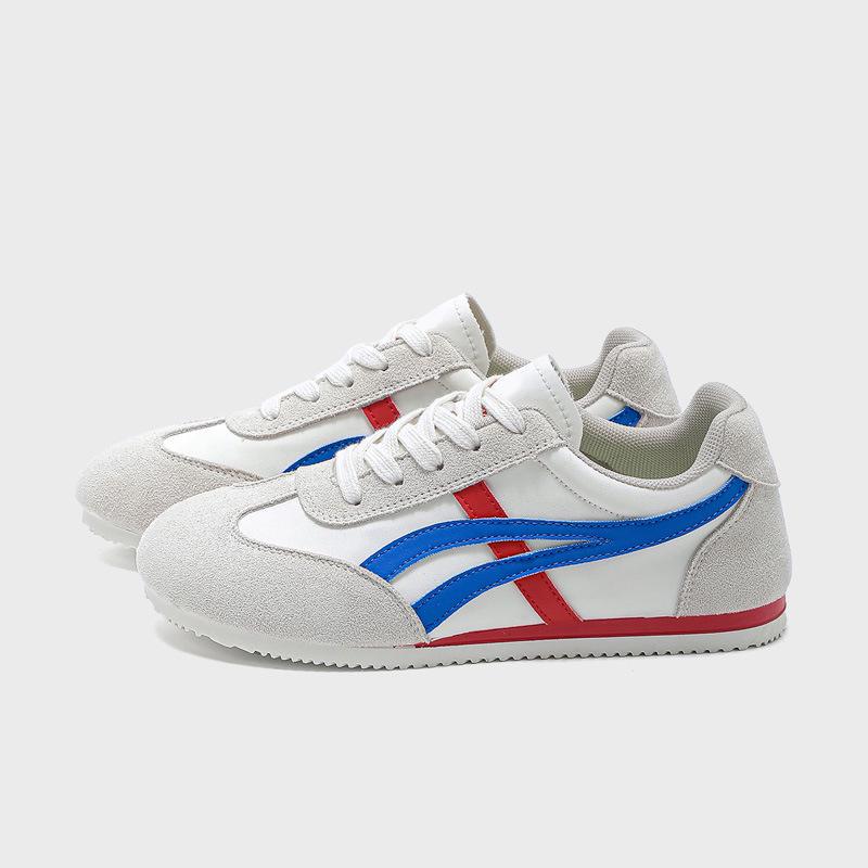 

2025 Summer German Retro Training Shoes - Forrest Gump Casual Sports Flats for Daily Wear Size 36 бежевий/синій