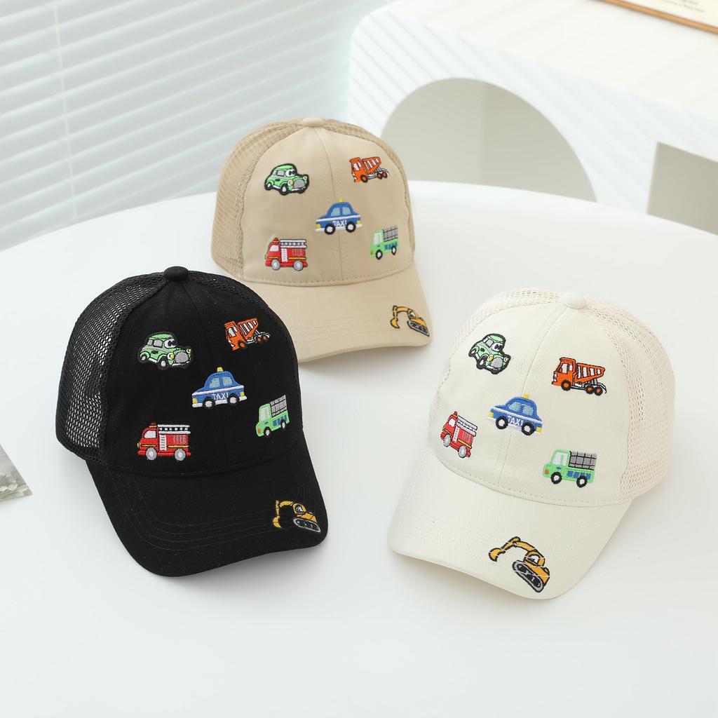 Cappellino da Baseball per Bambini con Visiera, Cappellino in Rete, Cappellino da Baseball Ricamato per Bambini e Bambine, Primavera e Autunno