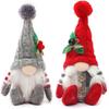 Christmas Dwarf Plush Toy Decoration, Centerpiece for Desk Shelf Fireplace Winter Holiday Decor, Festive Christmas Ornament