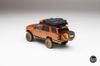 FREESTYLE Gaincorp Products Scale Toyota 4Runner Widebody Overland DiecastTalk Custom Inferno Orange Finished Model 1/64 (Muddy) DTG0018-ORM