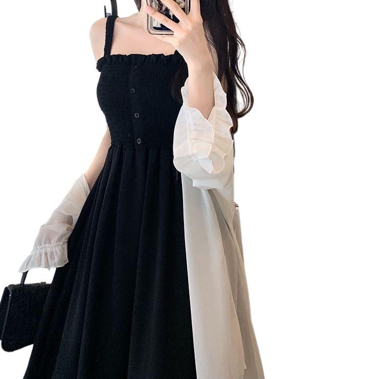 2026 Women's Plus Size Slimming Fairy Camisole Slip Dress with Pleated Hem for Summer