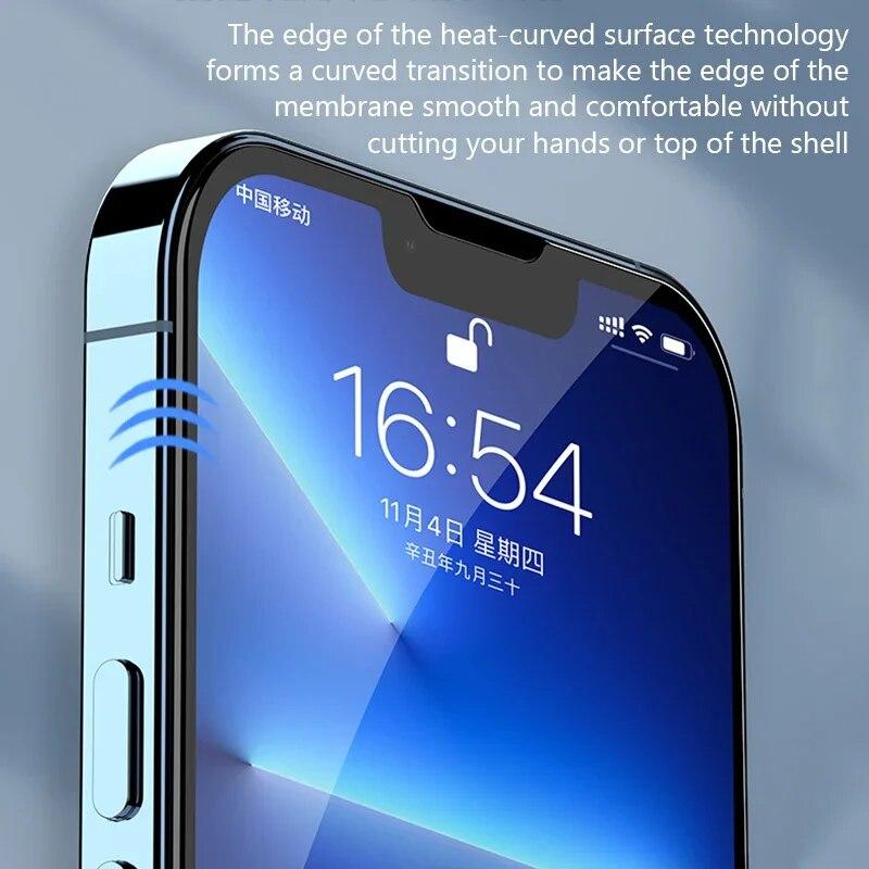 3PCS Tempered Glass for iPhone 14 15 13 12 11 Pro Max Mini Screen Protector on iPhone XS Max X XR 7 8 Plus SE 2020 2022 glass