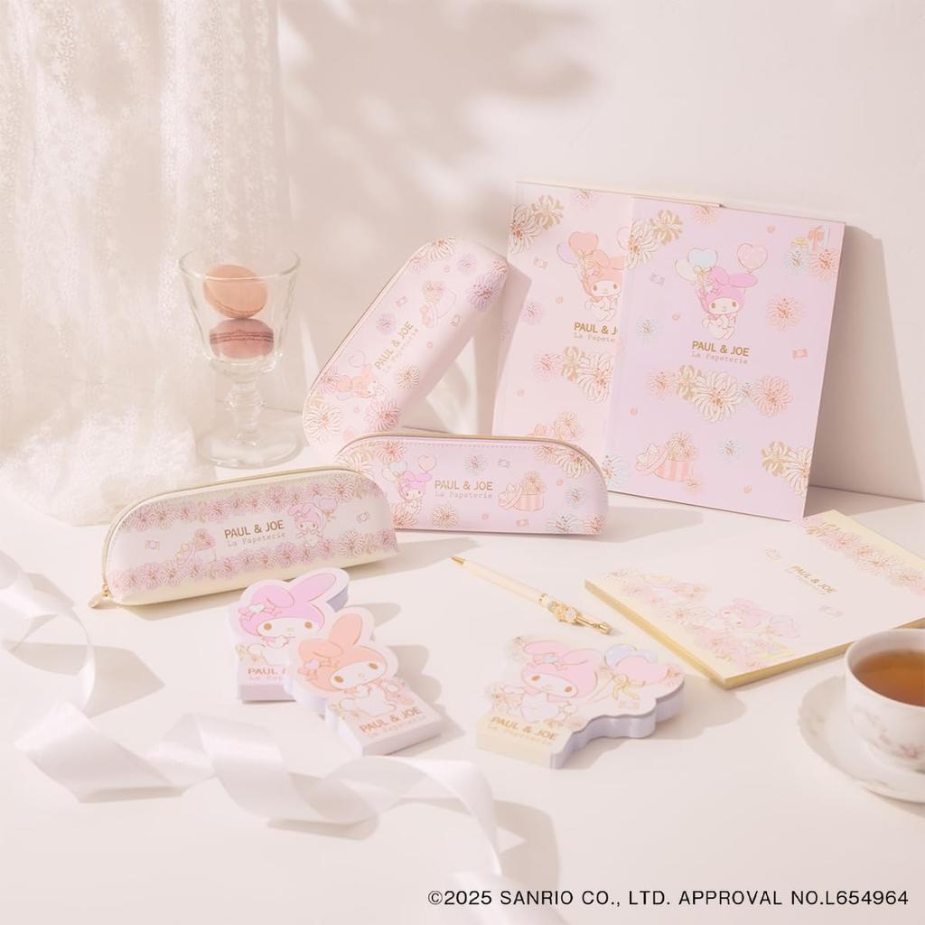 A5 Notebook Paul Joe X My Melody White & PAJ-NB27-WH