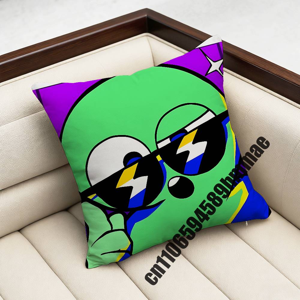 Throw Pillow Case Sham For BFDI Battle for Dream Island Game xcm xcm Square Car Pillowcase Sham Pad Cover