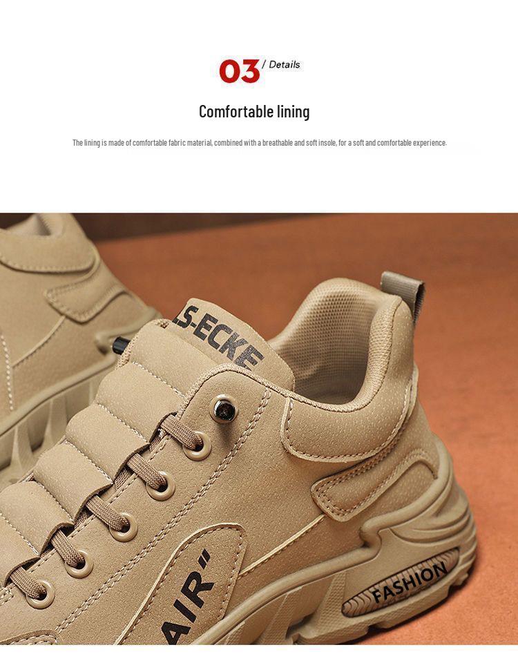 Men's Retro Slip-On Casual Running Shoes - Spring/Autumn Fashion Trend