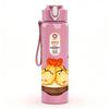 1PC Ramen Cartoon Pattern 750ml Color Plastic Sports Water Bottle Leakproof Flip Straw Lid Suitable for Sports Office Home Use