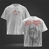 Chainsaw Man Makima Anime Graphic Tshirt Men Women Clothing Short Sleeve Cotton T-shirts Retro Washed Tee Harajuku Male T Shirt