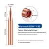 5-Piece Pure Copper Non-Magnetic Soldering Iron Tips for 936 Model