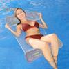 Inflatable Pool Hammock Float PVC Water Hammock Lounge 4 In 1 Saddle Lounge Chair Drifter Lake Beach Float Lounger for Summer Water Fun