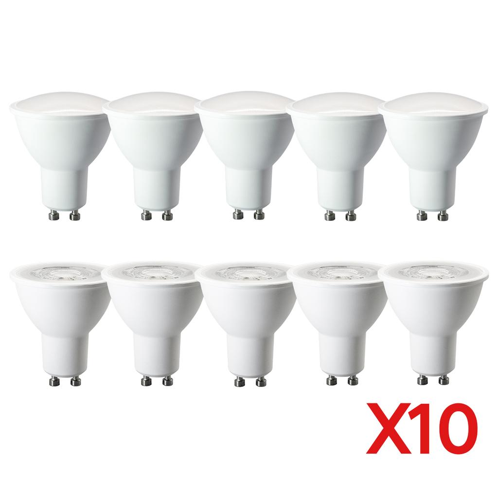 10pcs Factory Direct GU10 LED Spotlight 3W-9W 220V High Lumen Replace 50W Halogen Lamp Is Suitable for Down Lamp Chandeliers