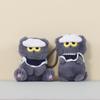 Plush Cat Keychain With Short Pile Fabric Cute Cat Toy For Bag Decoration