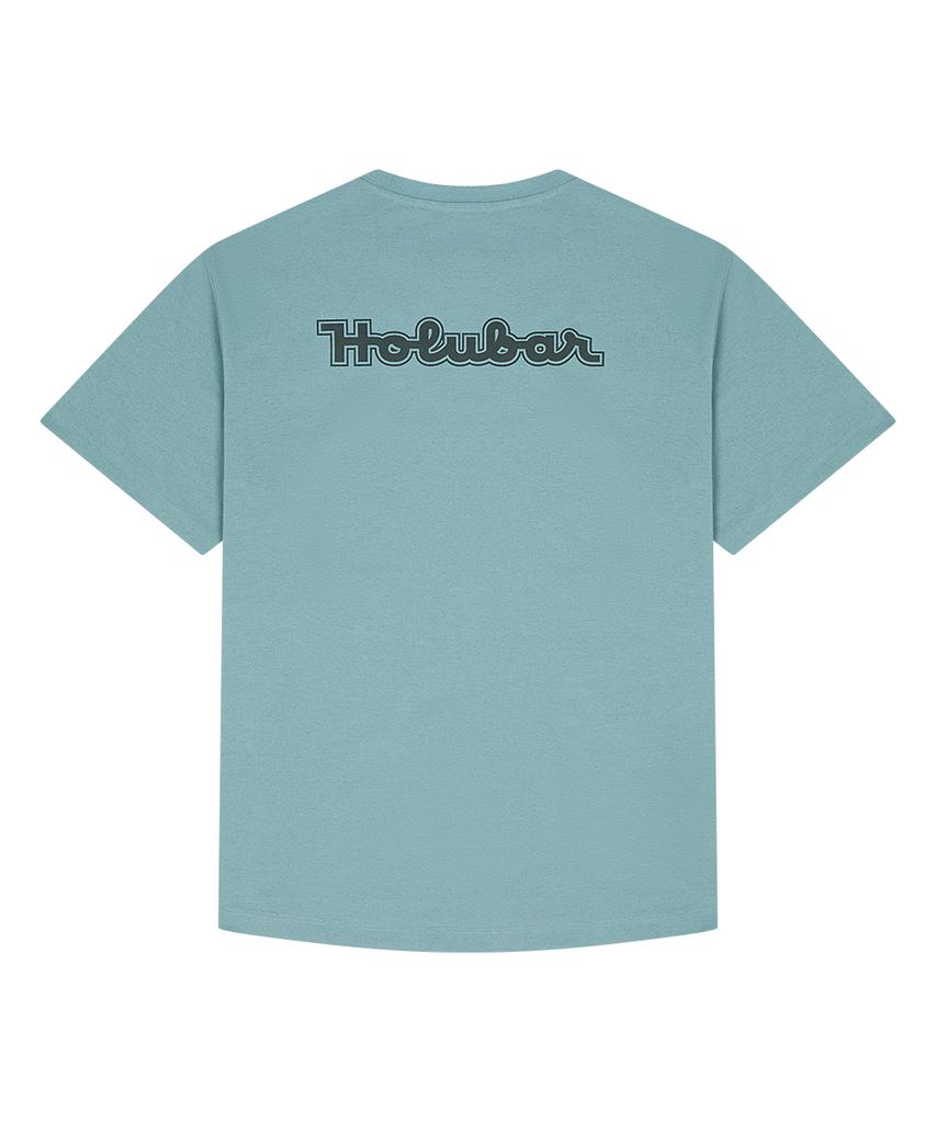 Holluba Lettering Logo T Shirt Green