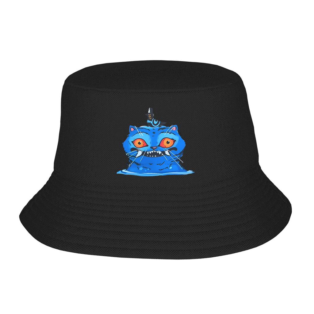 Men Women Bucket Hats Derpy Tiger Cat Vocation Getaway Headwear Packable Fisherman Hats Huntrix Kpop Demon Hunters Boonie Hat