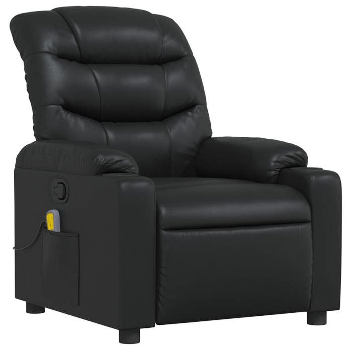 VidaXL Fauteuil de Massage Inclinable, Chaise avec Repose-pieds, Siège avec Dossier et Accoudoirs Salle de Séjour, Moderne, 374140