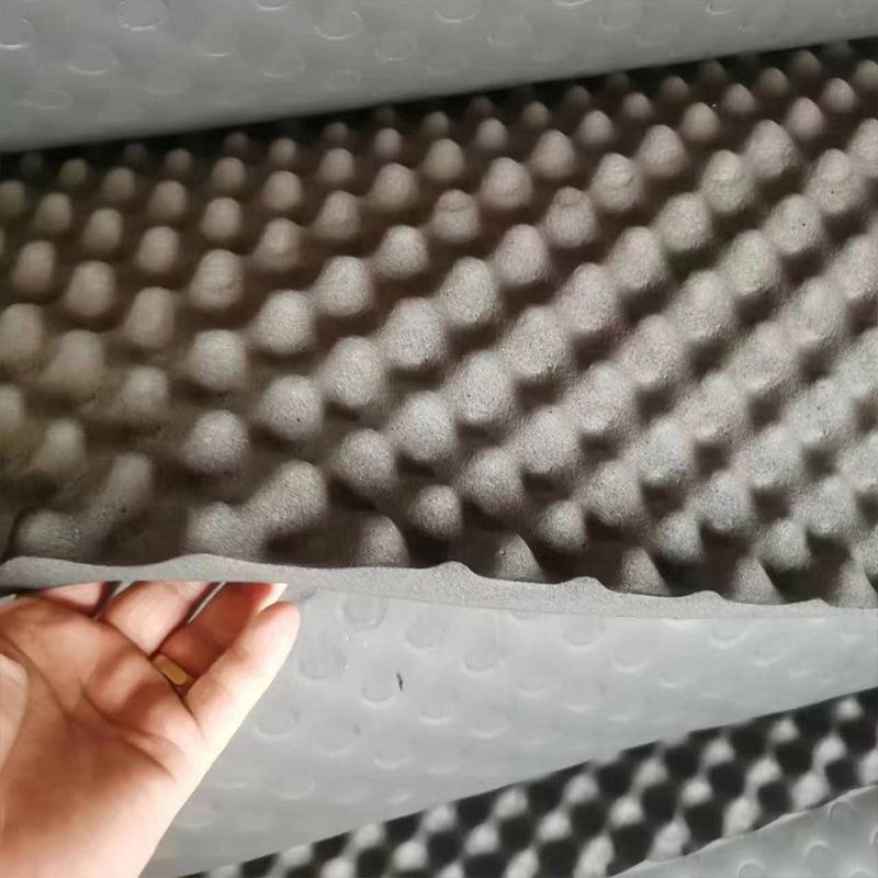Self-Adhesive Sound-Reducing Acoustic Foam: Rubber & Plastic Egg Honeycomb, Wave Crest Design, Noise-Absorbing, Thermal Insulation.