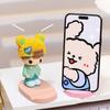 Anti Slip Cute  Mobile Phone Holder Figure Model Cartoon Phone Bracket  Watching Tv
