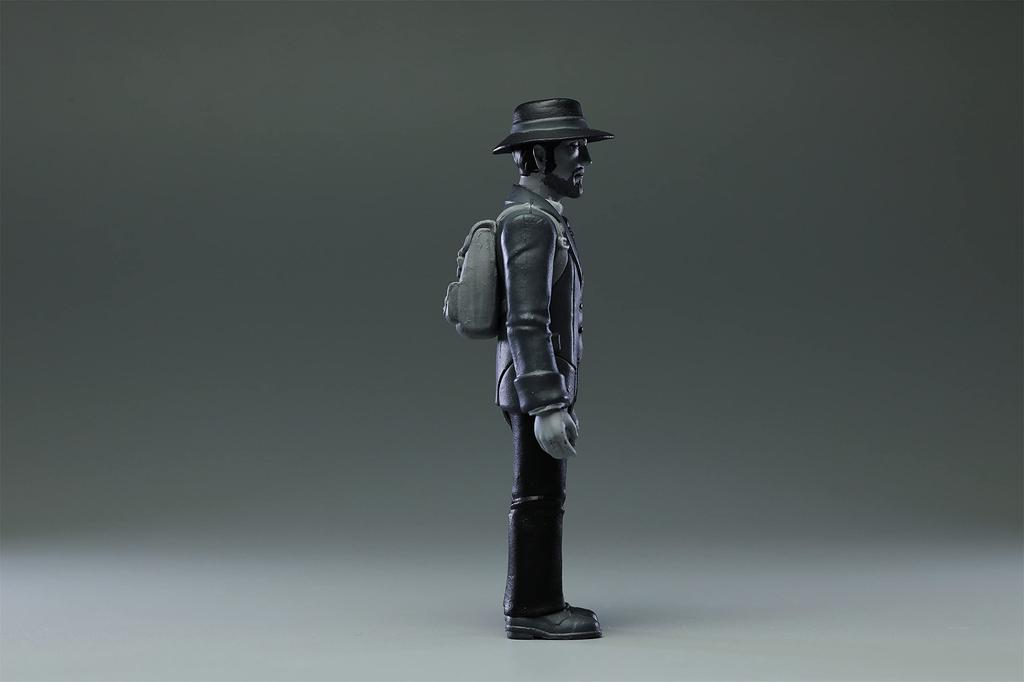 52TOYS Series Legacy Explorer Silent Film PVC ABS Painted Complete Figure 3.75 Lovecraft's Ver. &