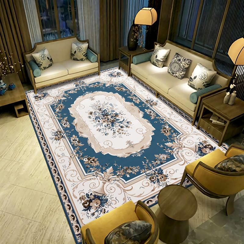 New Chinese Style Living Room Carpet Coffee Table Sofa Bedroom Bedside Carpet Easy To Maintain for Home Use