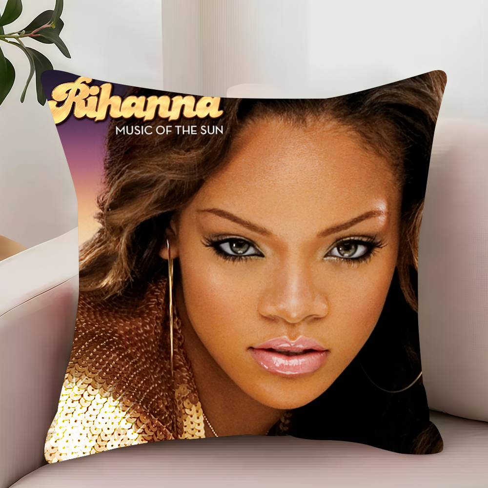 ANTI R-Rihanna  Pillow Case Decor Protective Covers Comfortable soft for Sofa Living Room Home office