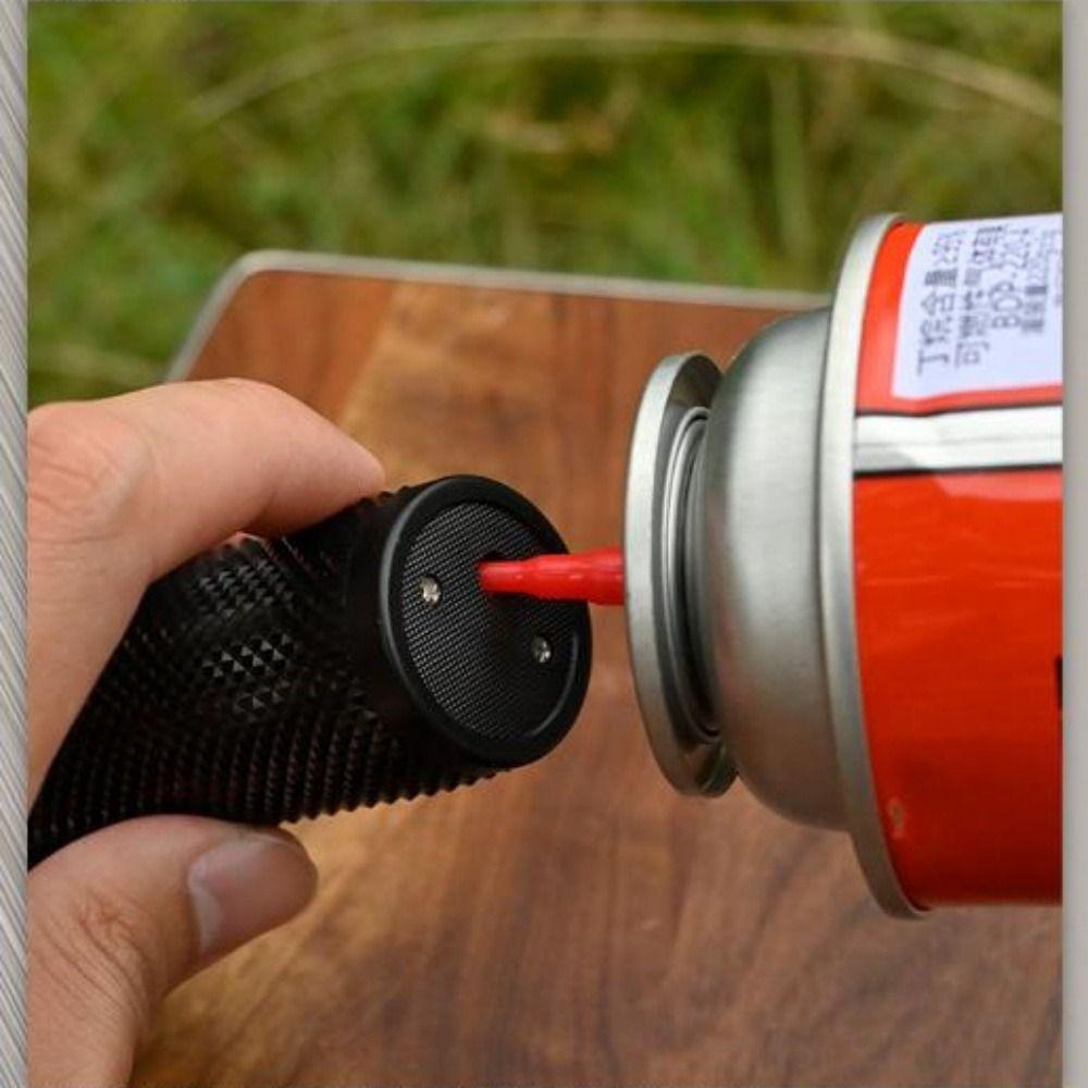 10pcs Red Convert Cassette Plastic Tank Into Inflatable Tank Spray Gas Refill Head Adapter