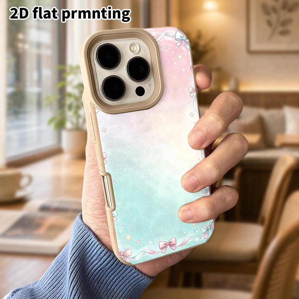 Phone Case: Lambskin 2D Flat Samsung Galaxy A34 A35 M05 M06 S20 S22 S21 FE Plus 5G Protective Case, Gradient Background, Christmas and Halloween Gift