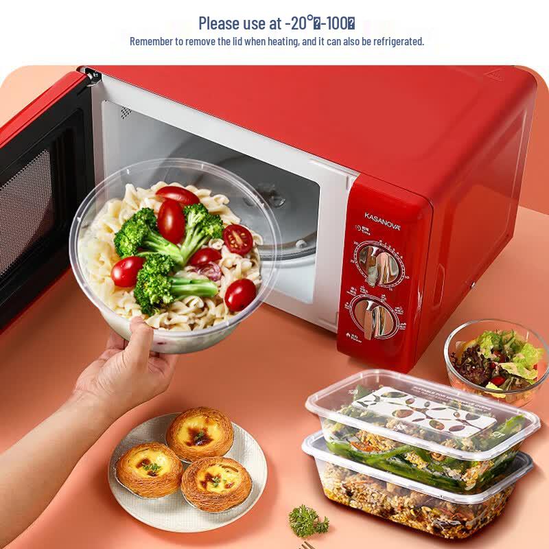 Disposable Round PP Food Container Bowls with Lids