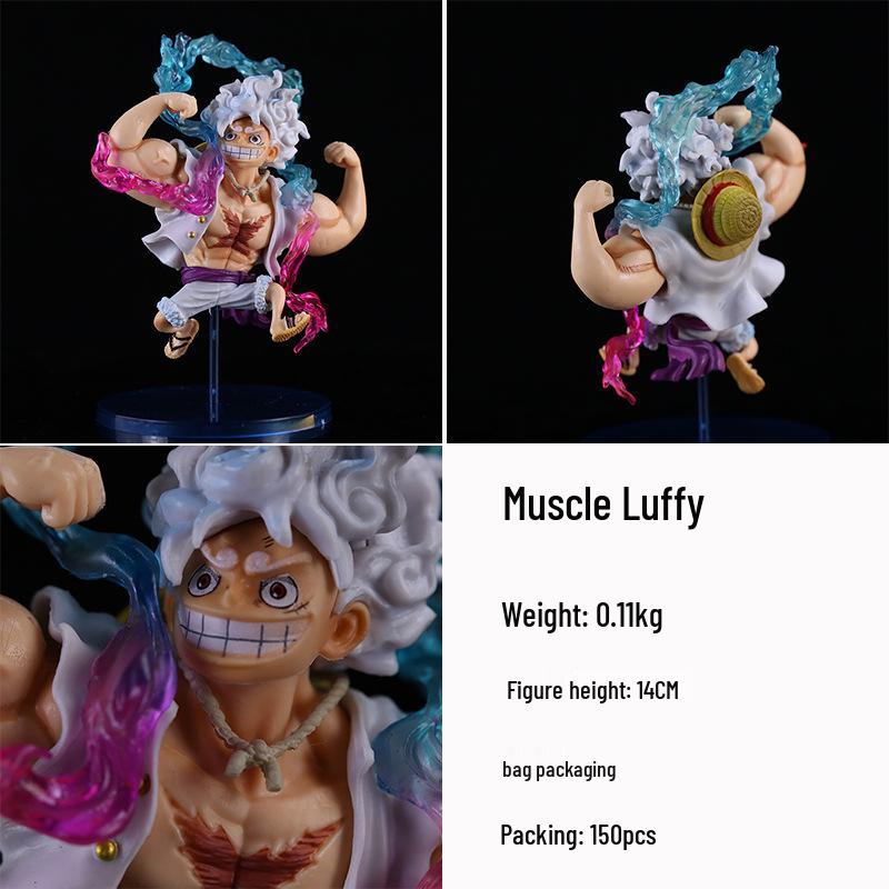 PVC Premium One Piece Luffy Figure - Sky Painting Flowing Sakura Edition