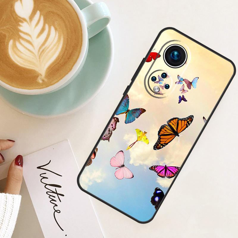 Butterfly For Honor Magic 8 Pro 7 6 5 Lite Case For Honor 400 200 50 70 90 X8c X9a X9b X9c X9d Win RT