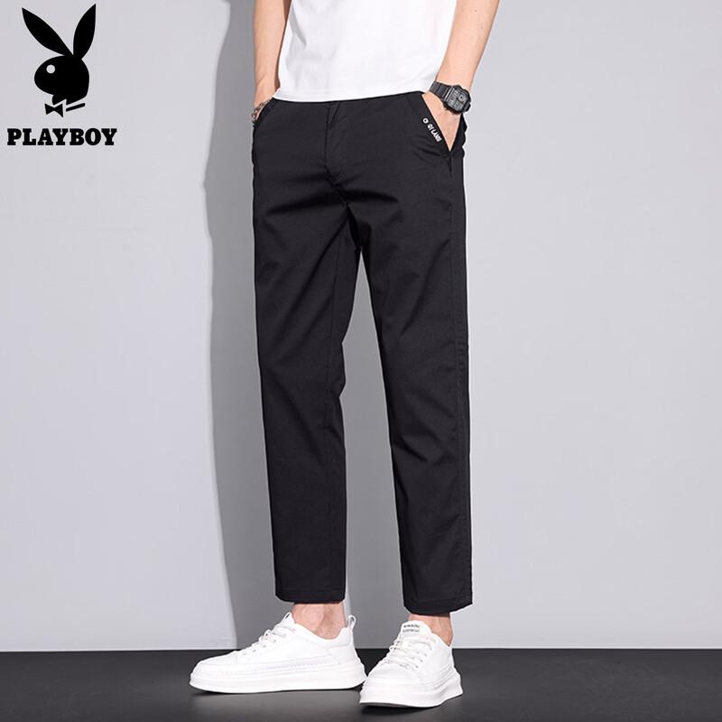 Playboy Men s Summer Casual Straight Leg Pants 36