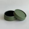 Round Jewelry Storage Box Slotted Earrings Holder Portable Paper Organizer for Bedroom Vanity Trip Small Gift for Girls