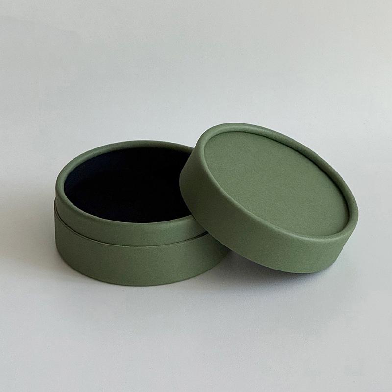 Round Jewelry Storage Box Slotted Earrings Holder Portable Paper Organizer for Bedroom Vanity Trip Small Gift for Girls