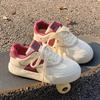 Girls Board Shoes 2025 Spring and Autumn New Children's Sports Shoes Medium and Large Children Girls Casual Shoes Students White Shoes Trendy Shoes