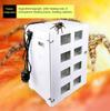 Pet Reptiles Acrylic Feeding Box Terrarium 4 Layers Breeding Tank Insect Lizards House Drawer with Hygrometer Heating Pad Cage