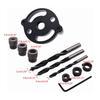 Self Centering Doweling Jig, Self Center Dowel Jig Handheld Drill Guide for Straight Holes Hole Puncher Locator 6/8/10mm