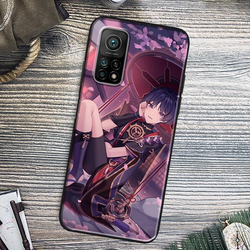 Scaramouche Genshin Impact Hülle Für Xiaomi 13 11T 12T Pro 12 Lite 12X Cover Für POCO X3 X4 X5 F5 Pro F4 GT C40 M5s F3