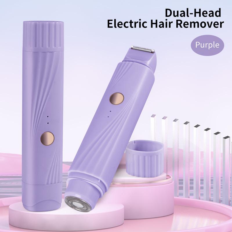 

Эпилятор для волос Перезаряжаемый электрический эпилятор для женщин Двухголовочное устройство для удаления волос для лица тела бикини Инструменты для бритья Путешествия синий