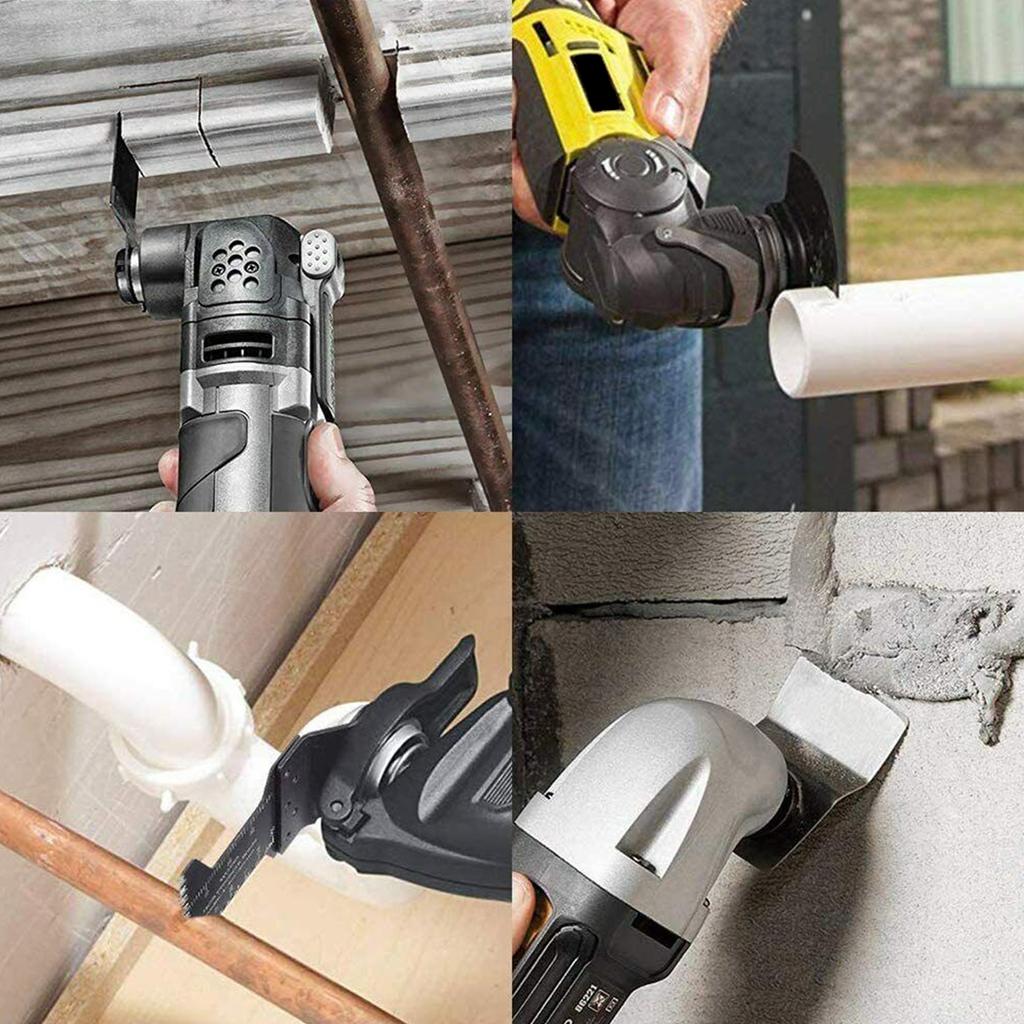 124/248Pcs Quick-release Oscillating Tool Multi-function tool saw blades Renovator Trimmer blades for Wood Plastic Metal Cutting