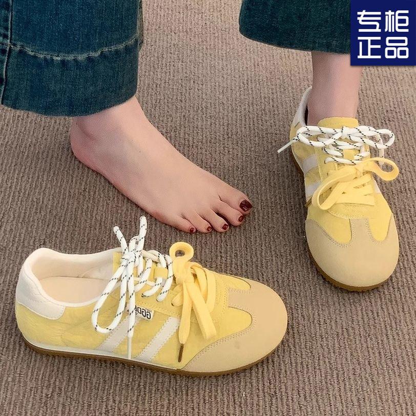 Yellow Forrest Training Shoes Women's Shoes New Spring Versatile Thin Sole Lightweight Casual Sports Shoes