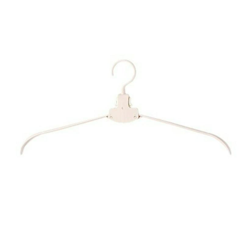 Student Dormitory Folding Hangers Save Space Wide Shoulder Clothes Hanger Portable Travel Business Trip Drying Clothes Seamless Hangers