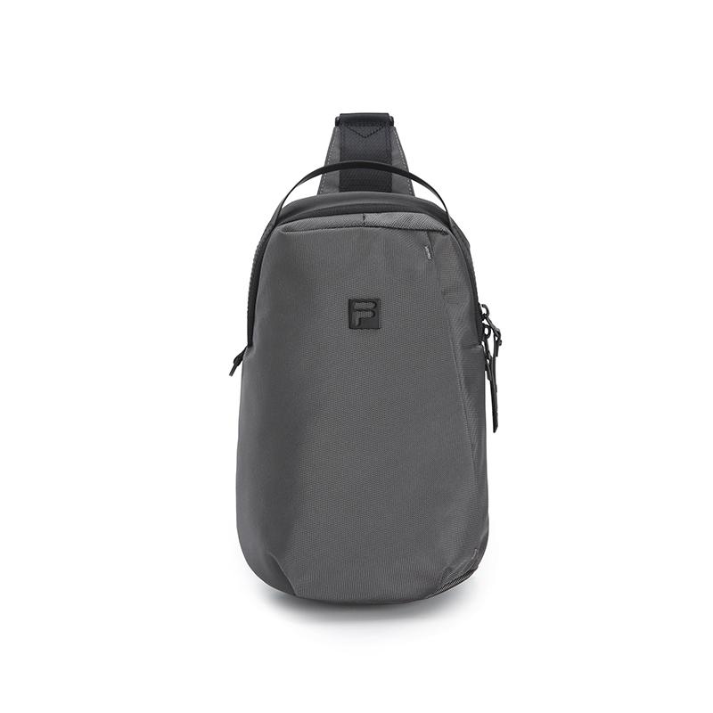 

FILA Fitness Series Minimalist Sports Casual Versatile Durable Water-Resistant Adjustable Shoulder Strap Fabric Chest Bag Regular A13M611105FDY Tile Gray