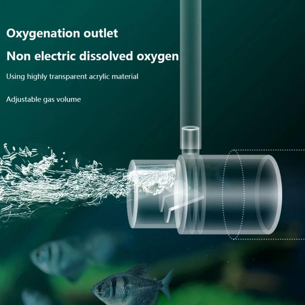 16/20/25mm Increasing Oxygen Clear Fish Tank Aeration Outlet Aquarium Accessories