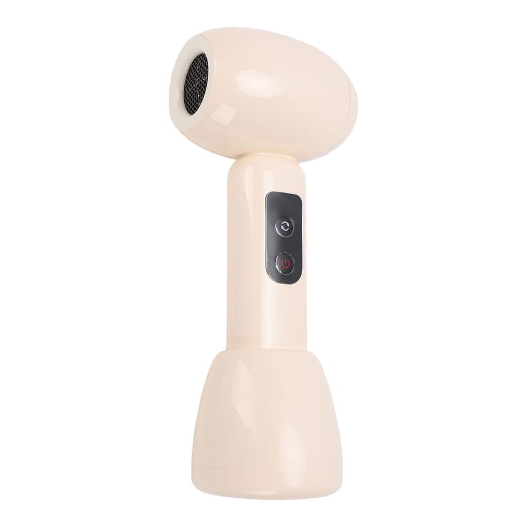 Cordless Hair Dryer Cold Hot Wind Quiet Battery Operated Rechargeable Portable Blow Dryer for Home Travel Light Yellow