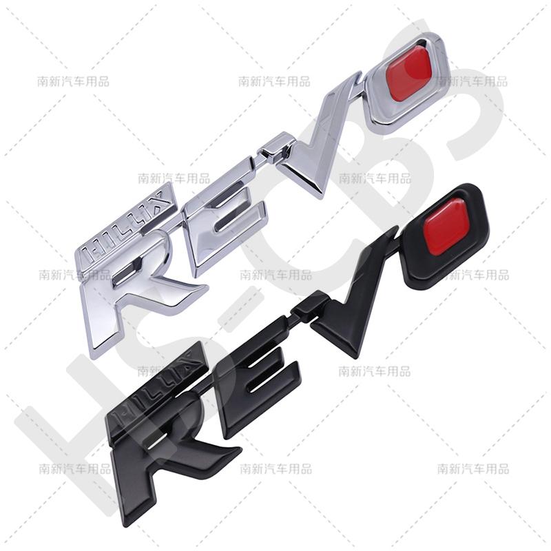 1Pc 3D ABS Car Stickers Hilux Revo Word Emblem Rear Trunk Badge Logo Car Body Fender Decor Tailgate Decal Stickers