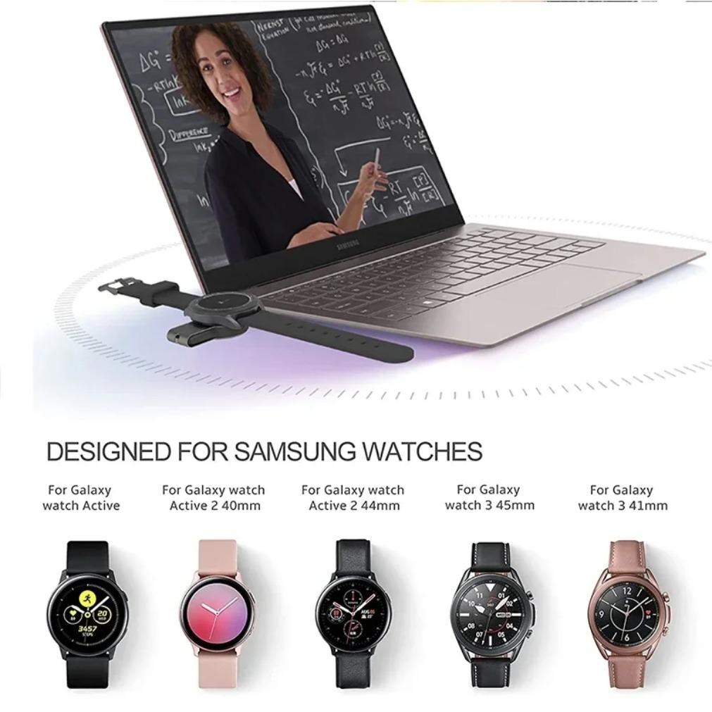 Magnetic Smart Watch Wireless Charger USB Type C For Apple Watch 10-2 SE or Samsung Galaxy Watch 7/6/5/4/3/2 Fast Charging Stand